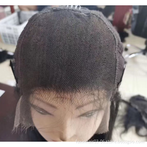 Supper Hd Transparent Lace Wig Human Hair Full Thick Soft No Tangle No Shedding No Smell Smooth Lace Frontal Aligned Virgin Wigs